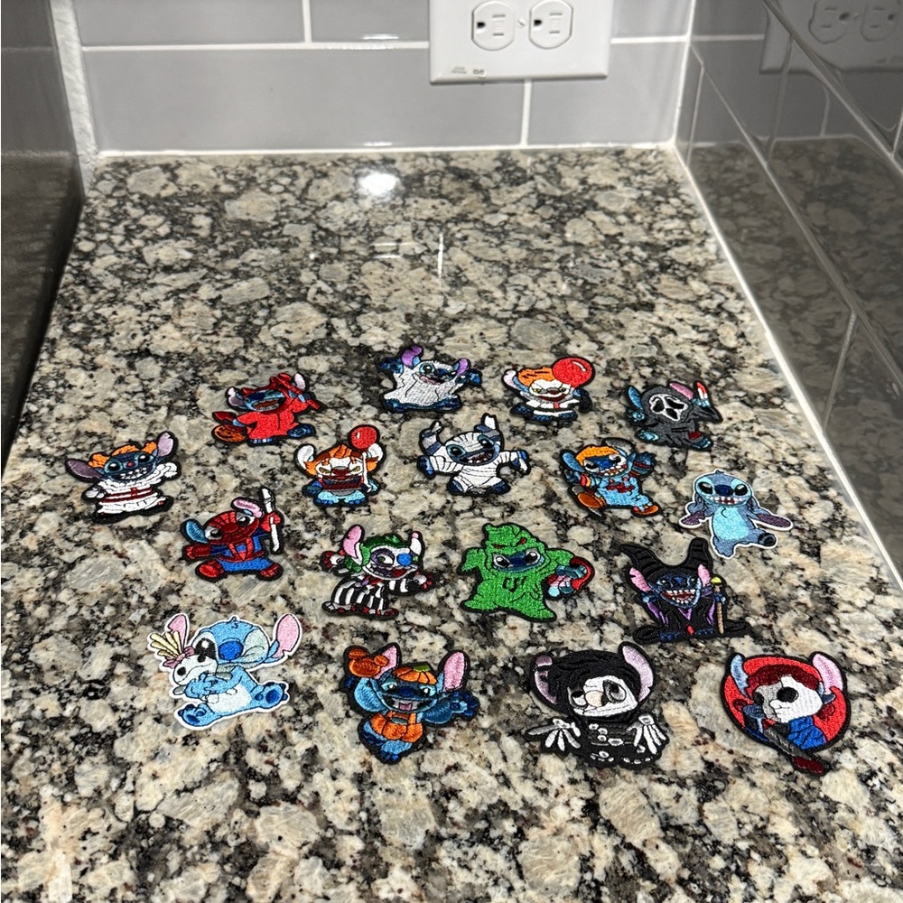 Halloween Stitch Iron On Patches